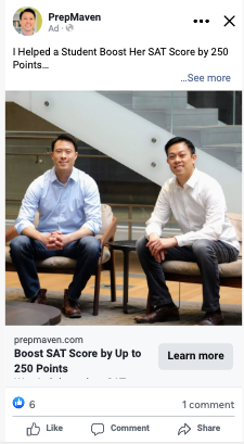 PrepMaven · SAT tutoring